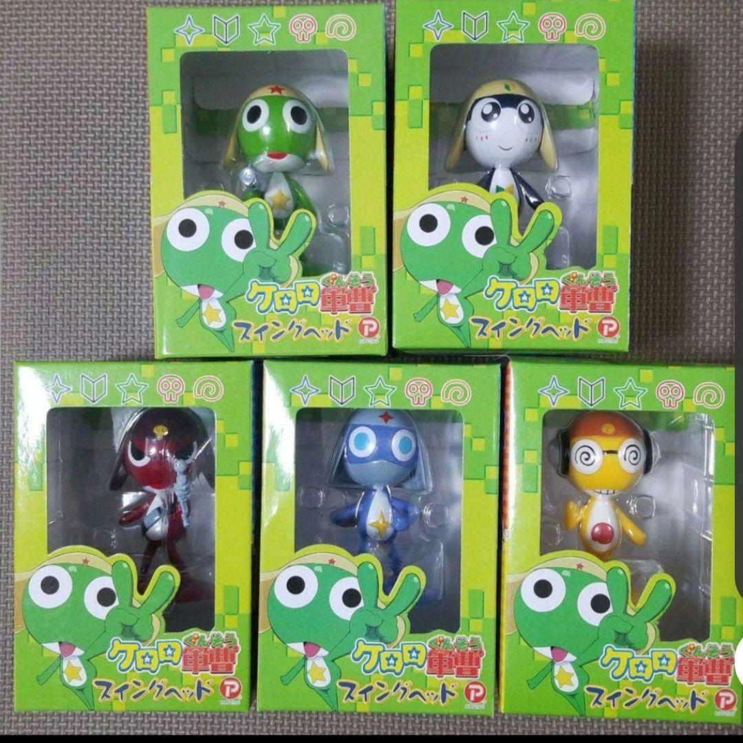 ケロロ軍曹　スイングヘッド　5体セット Amazon.co.jp: ケロロ軍曹 ケロロ小隊全員集合 スイングヘッド…全5種