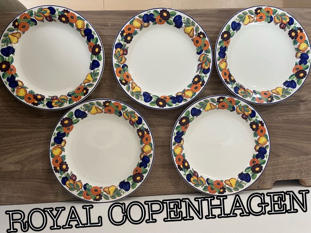 ロイヤルコペンハーゲン ゴールデンサマープレート5枚セット ロイヤル コペンハーゲン/ROYAL COPENHAGEN ゴールデンサマー/GOLDEN
